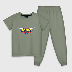 Детская пижама Team Sonic racing - logo