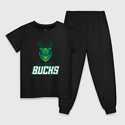 Детская пижама Milwaukee Bucks NBA