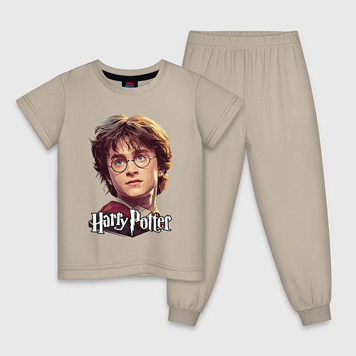 Детская пижама Harry Potter wizard / Миндальный – фото 1