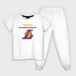 Детская пижама Lakers championship