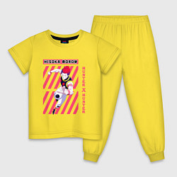 Пижама хлопковая детская Hunter x Hunter Хисока Мороу, цвет: желтый