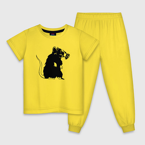 Детская пижама Gas rat / Желтый – фото 1