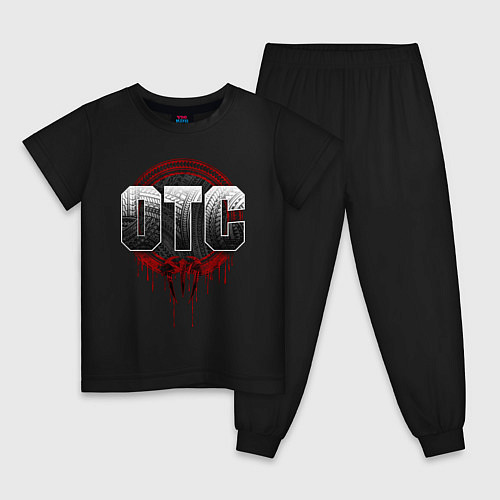 Детская пижама Roman Reigns otc wwe logo / Черный – фото 1