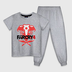 Пижама хлопковая детская Far Cry 4, цвет: меланж