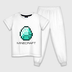 Детская пижама Minecraft Diamond