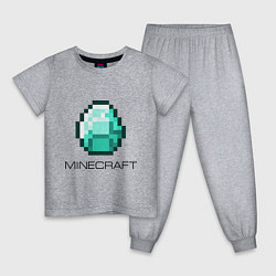 Детская пижама Minecraft Diamond