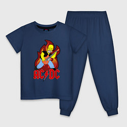 Детская пижама AC/DC Homer