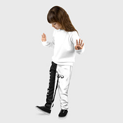Брюки детские Infiniti: Black & White, цвет: 3D-принт — фото 2