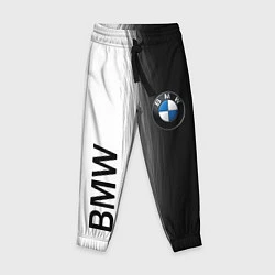 Брюки детские Black and White BMW, цвет: 3D-принт