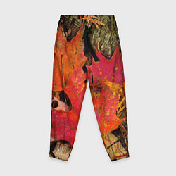 Брюки детские Листопадкленовые листья, цвет: 3D-принт