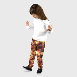 Брюки детские Кожаный камуфляж, цвет: 3D-принт — фото 2