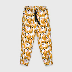 Брюки детские Собаки Корги, цвет: 3D-принт