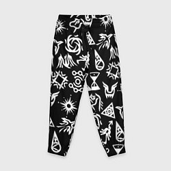 Детские брюки EXO BAND SYMBOL PATTERN WHITE K-POP