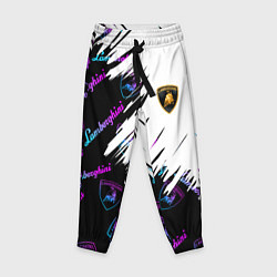 Брюки детские Lamborghini pattern gradient, цвет: 3D-принт