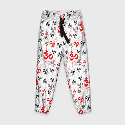 Брюки детские Мантра ОМ АУМ, цвет: 3D-принт