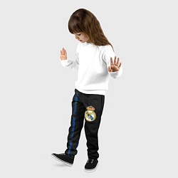 Брюки детские REAL MADRID Разводы, цвет: 3D-принт — фото 2