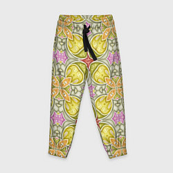 Брюки детские Стеклянный разноцветный калейдоскоп, цвет: 3D-принт