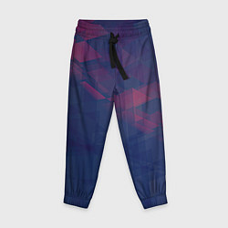 Детские брюки Абстрактный прозрачный стеклянный фиолетовый патте
