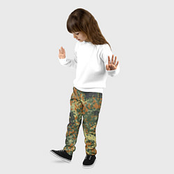 Брюки детские Камуфляж Бундесвер, цвет: 3D-принт — фото 2