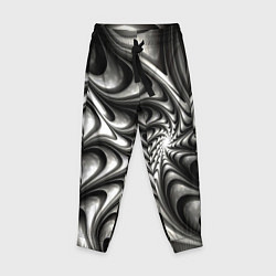 Детские брюки Abstract fractal grey