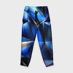 Детские брюки Polygon blue abstract