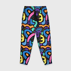 Детские брюки Multicolored texture pattern
