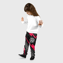 Брюки детские Volkswagen fast lines, цвет: 3D-принт — фото 2
