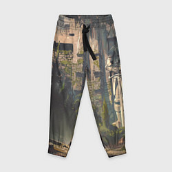 Брюки детские Древняя цивилизация и путешественник, цвет: 3D-принт