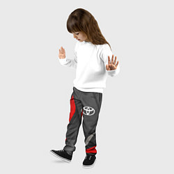Брюки детские Toyota sports racing, цвет: 3D-принт — фото 2