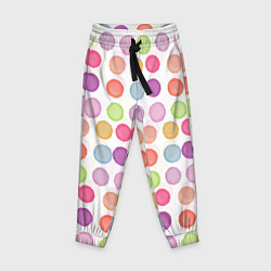 Детские брюки Цветные кружочки