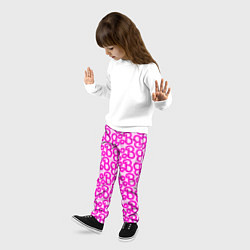 Брюки детские Логотип Барби - буква B, цвет: 3D-принт — фото 2