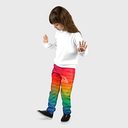 Брюки детские Midjourney Лого с фоном, цвет: 3D-принт — фото 2