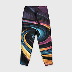 Брюки детские Gradient vortex, цвет: 3D-принт
