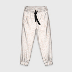 Брюки детские Бежевый паттерн пятна, цвет: 3D-принт