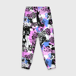 Детские брюки Multicolored wild cats