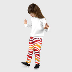 Брюки детские Модные линии, цвет: 3D-принт — фото 2