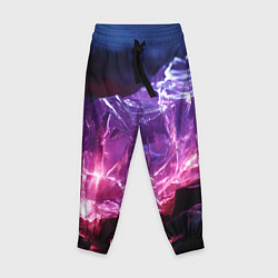 Детские брюки Стеклянный камень с фиолетовой подсветкой