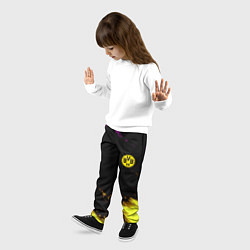 Брюки детские Borussia Dortmund sport, цвет: 3D-принт — фото 2