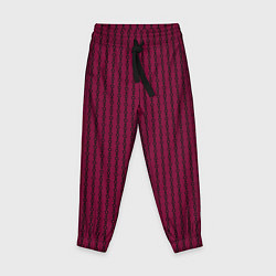 Детские брюки Полосы цепочки красно-пурпурный