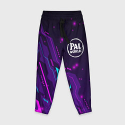 Брюки детские Palworld neon gaming, цвет: 3D-принт
