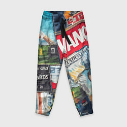 Детские брюки Vanguard collage - ai art patchwork