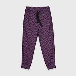 Детские брюки Тёмный фиолетовый волнистые полосы
