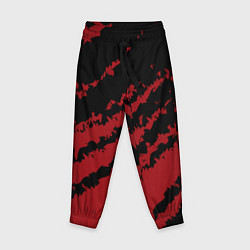 Брюки детские The color is red and black, цвет: 3D-принт