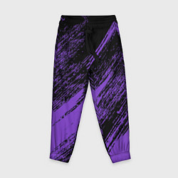 Брюки детские The color is purple and black, цвет: 3D-принт