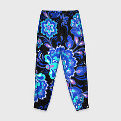Брюки детские Хохлома негатив, цвет: 3D-принт