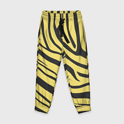Брюки детские Светлый тигровый паттерн, цвет: 3D-принт