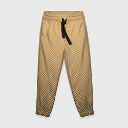 Брюки детские Градиент бежевый текстура, цвет: 3D-принт