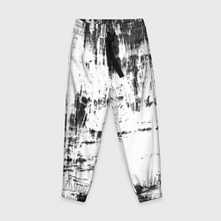 Брюки детские Color black and white, цвет: 3D-принт