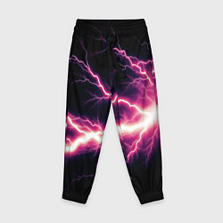 Брюки детские Lightning pink, цвет: 3D-принт