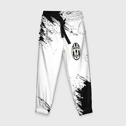 Брюки детские Juventus штрихи красок, цвет: 3D-принт